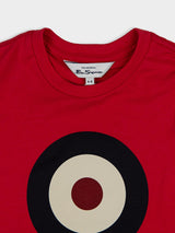 KIDS TARGET TEE SHIRT RED