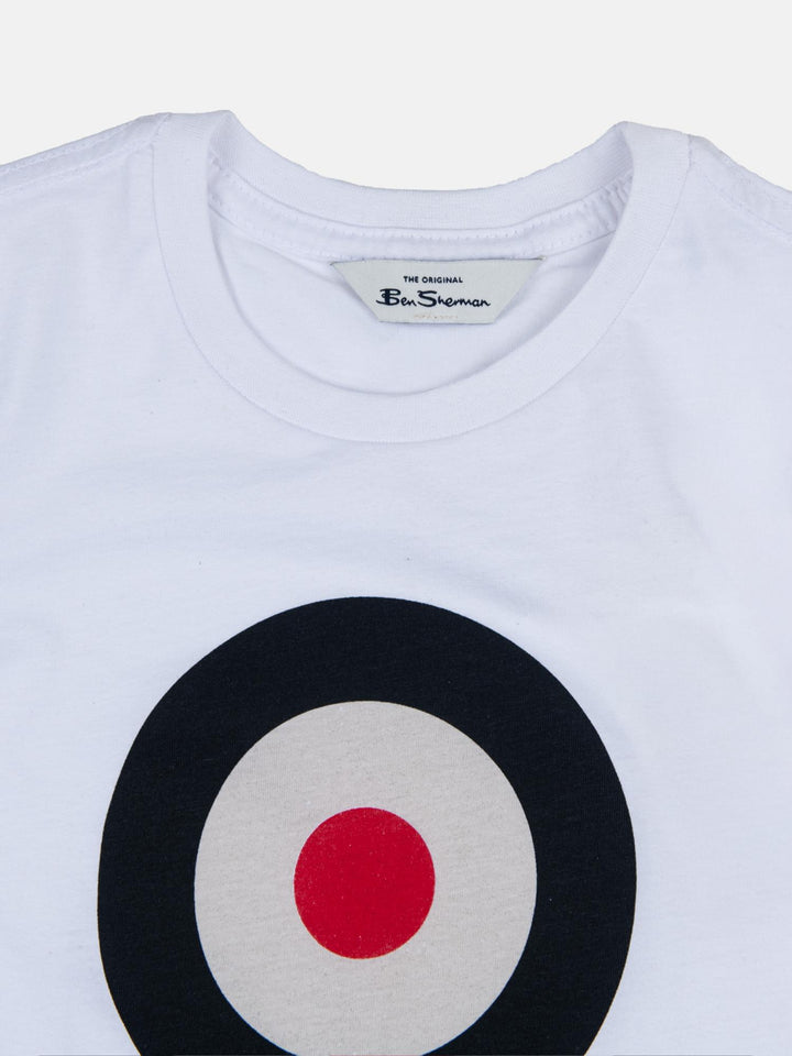 KIDS TARGET TEE SHIRT WHITE