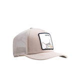 Side view of Kids Goorin Bros What’s That Mesh Cap Trucker Khaki