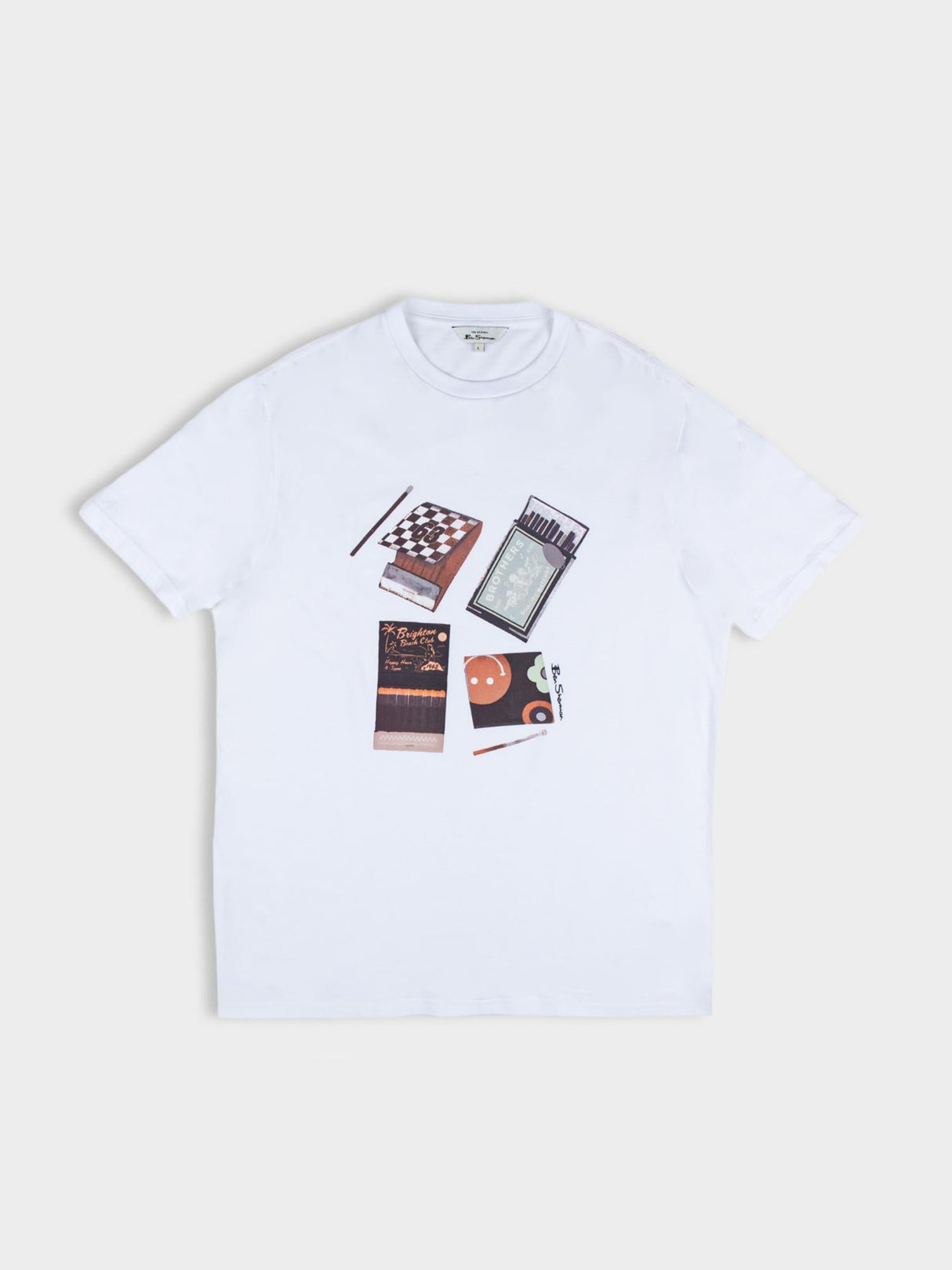 Match Box Tee - White