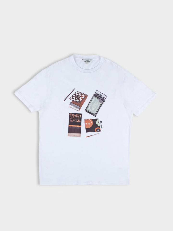 Match Box Tee - White