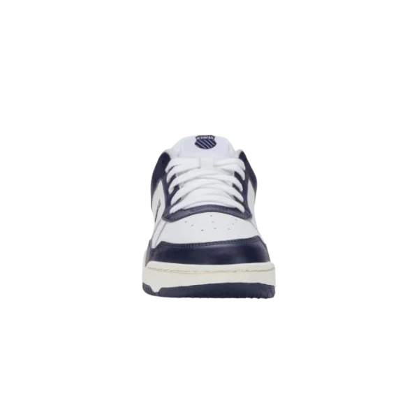 K-Swiss Match Pro Lth sneaker in Peacoat and White – top-down view showing tongue and laces