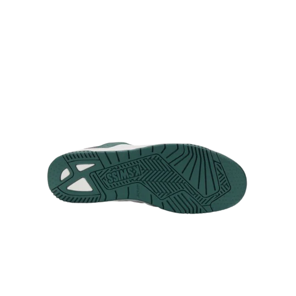 K-Swiss Match Pro Lth sneaker in Posy Green – rubber outsole with traction pattern and K-Swiss branding