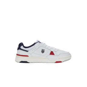 K-Swiss Match Pro Leather sneaker in White, Peacoat and Samba – side profile view