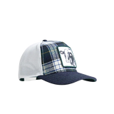 Moon Cow Plaid Trucker - Navy / Green