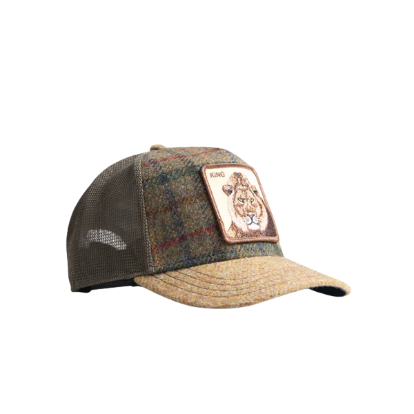 Moon Lion Plaid Trucker - Khaki