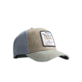 Moon Owl Plaid Trucker - Green Grey