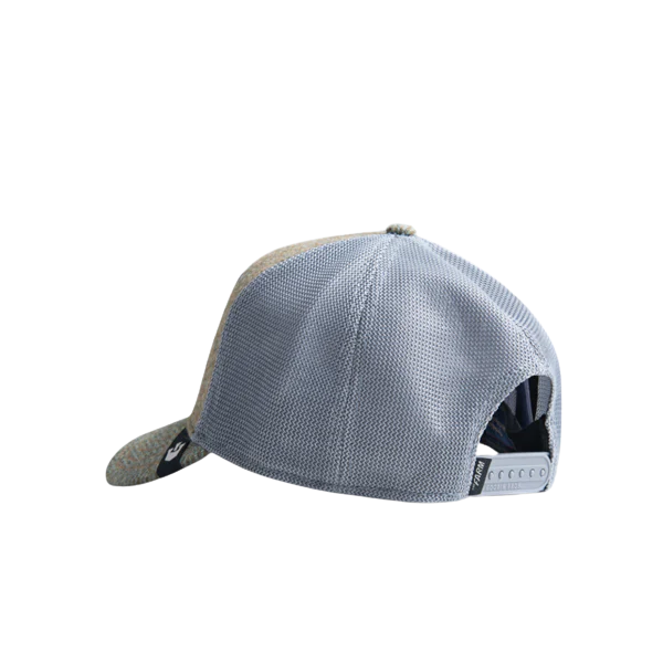 Moon Owl Plaid Trucker - Green Grey