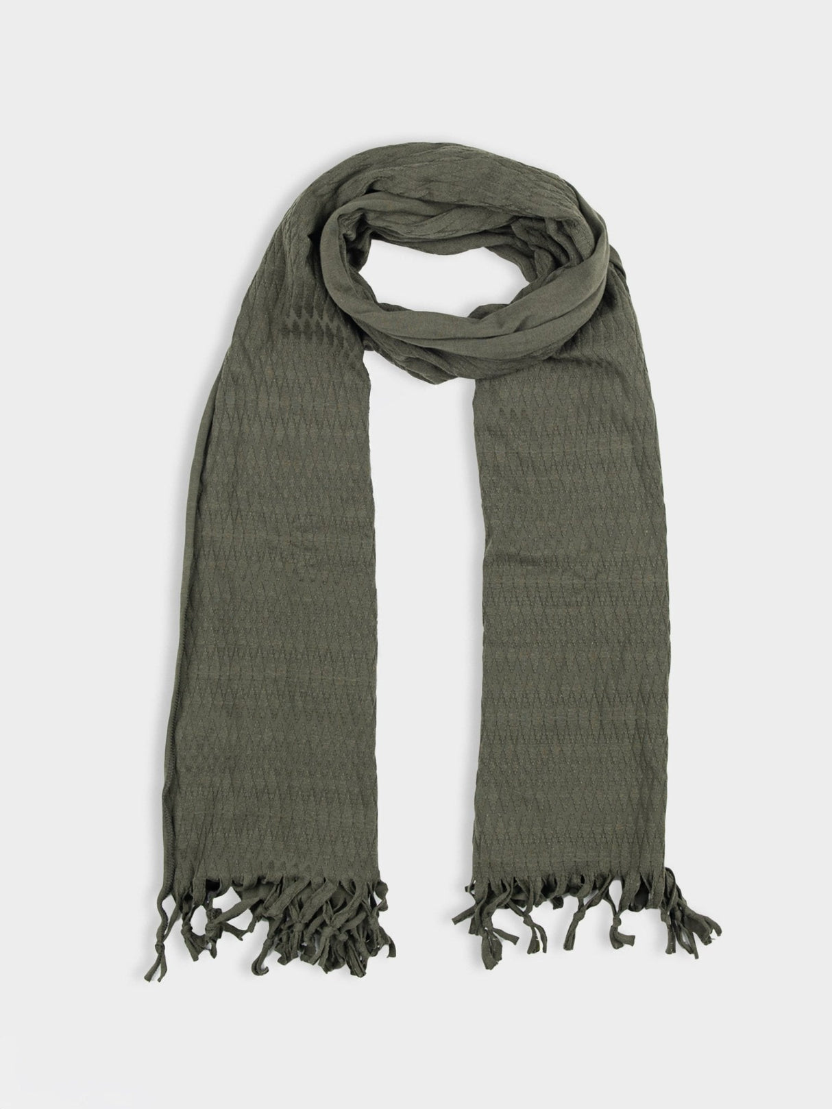Knit scarf - Olive