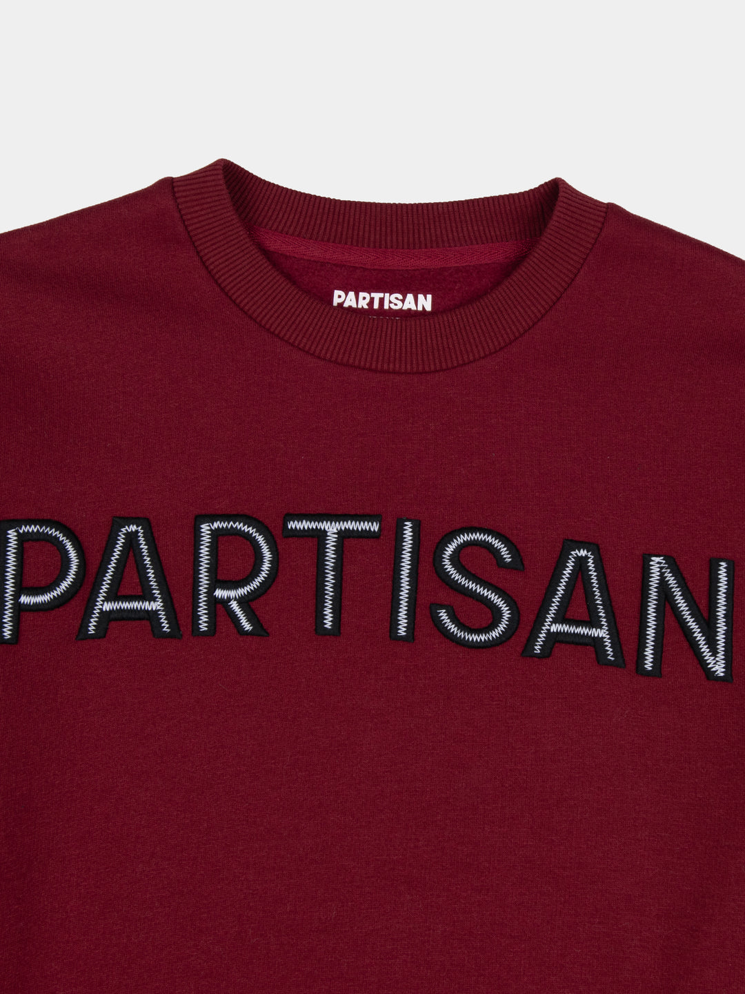 Emboss EMB Crew Sweat - Burgundy - view 2