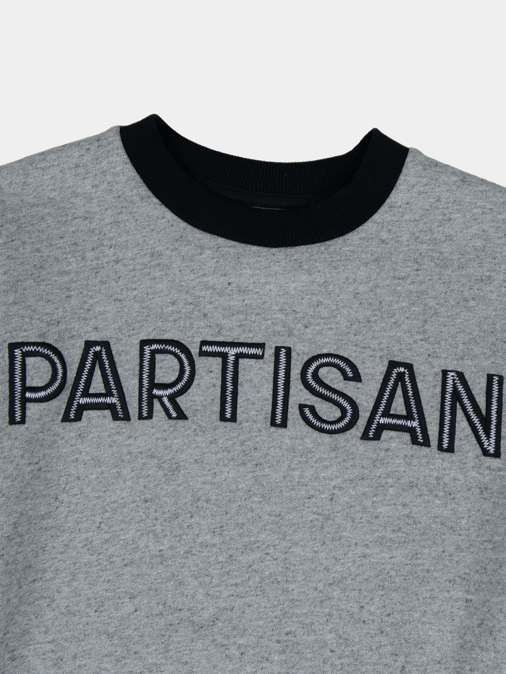 Emboss EMB Crew Sweat - Melange Grey - view 2