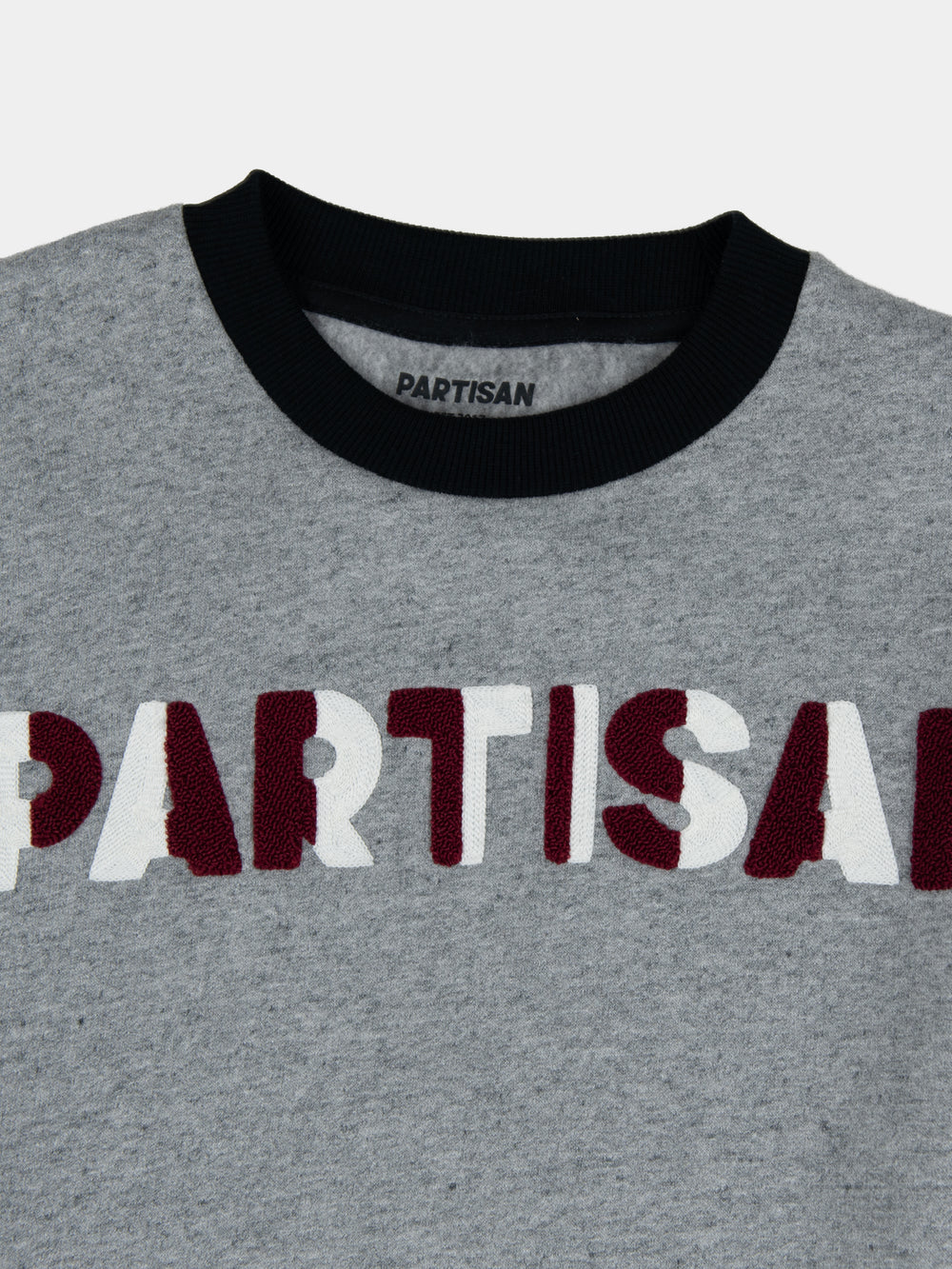 Chenille Chain Crew Sweat - Mélange Grey - view 2
