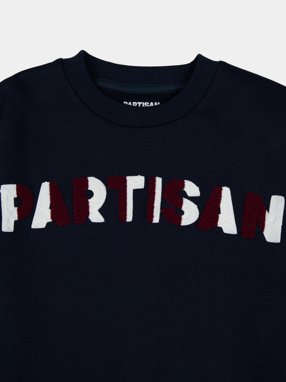 Chenille Chain Crew Sweat - Navy - view 2