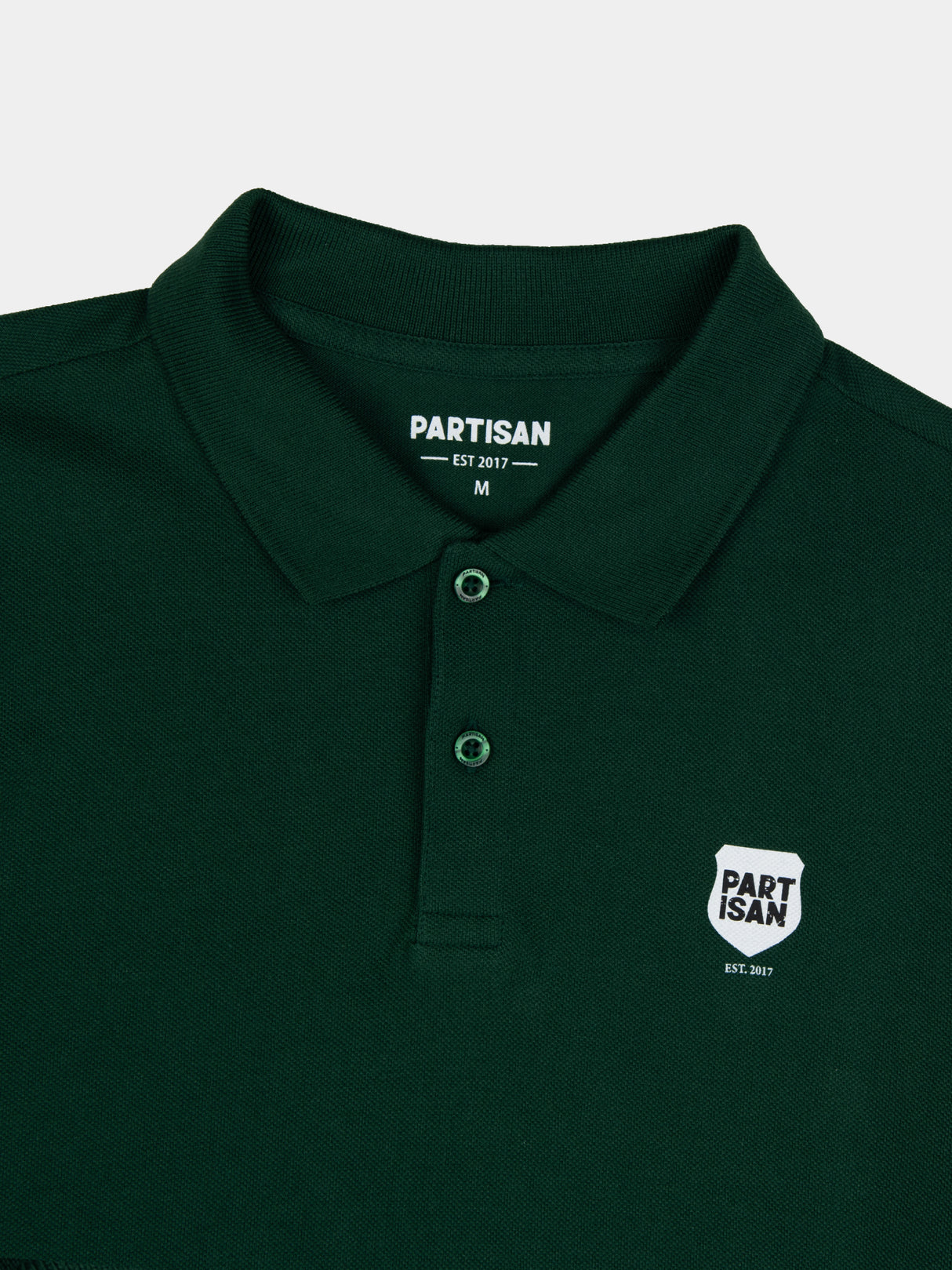 Partisan Badge Polo PQ - Vintage Pine