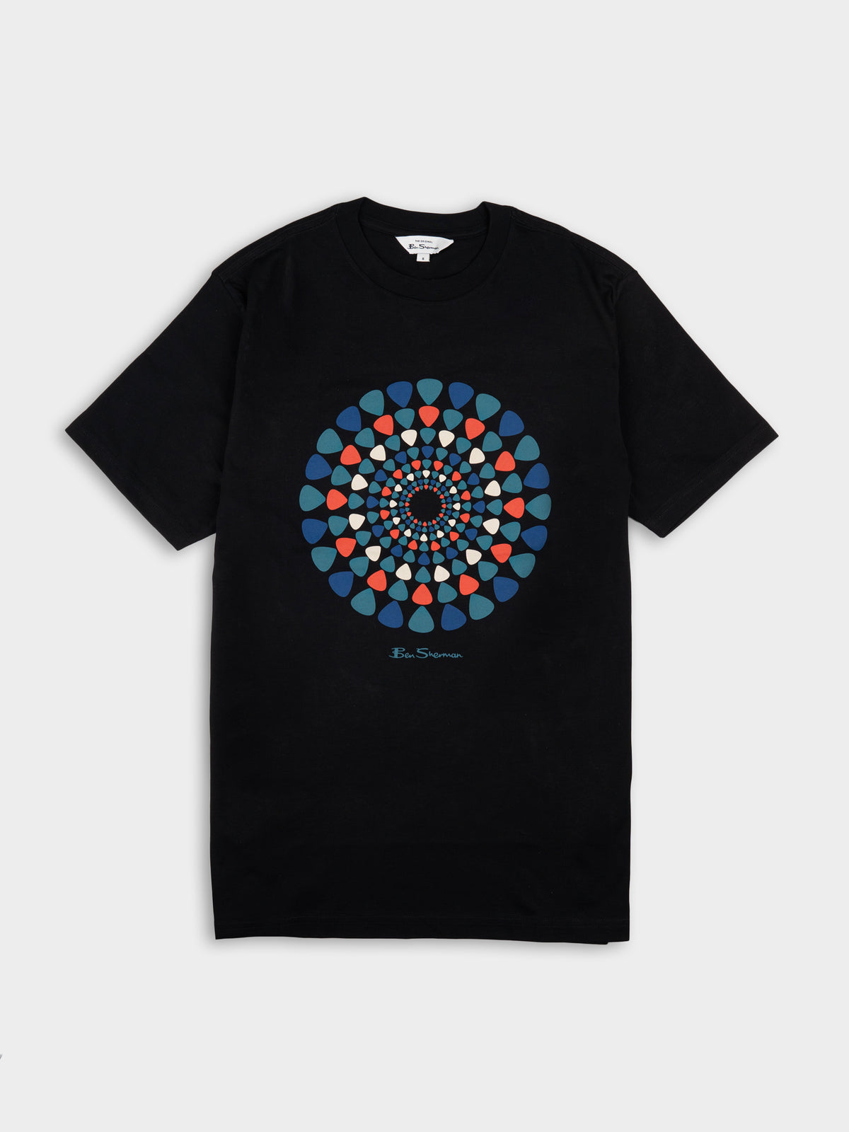 PLECTRUM TARGET TEE SHIRT - BLACK