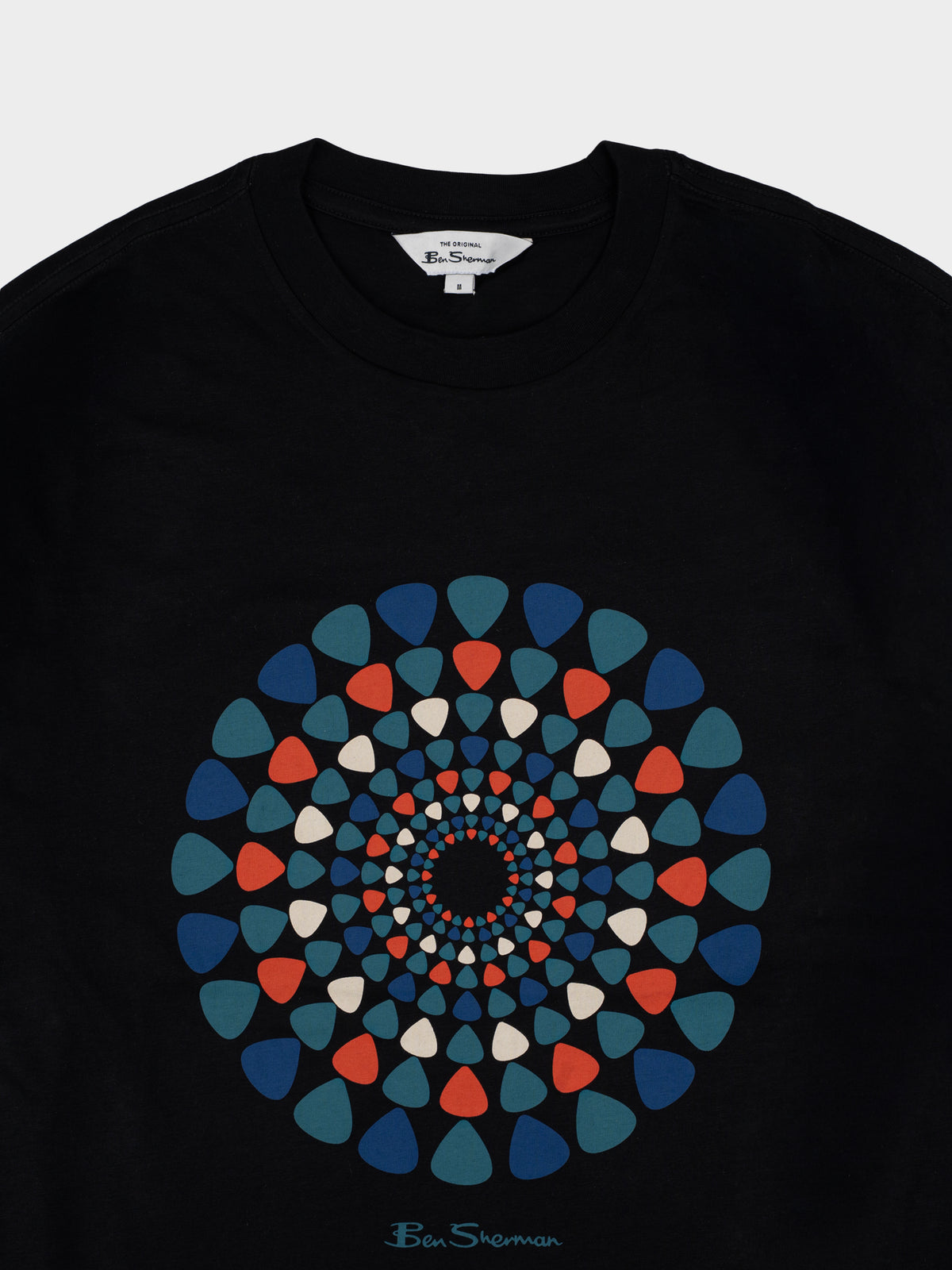 PLECTRUM TARGET TEE SHIRT - BLACK