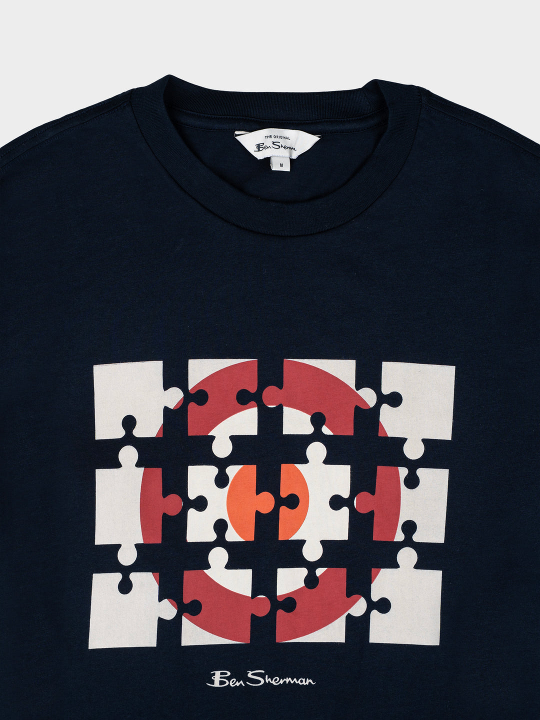 Ben Sherman Puzzle Target Tee Shirt - Navy