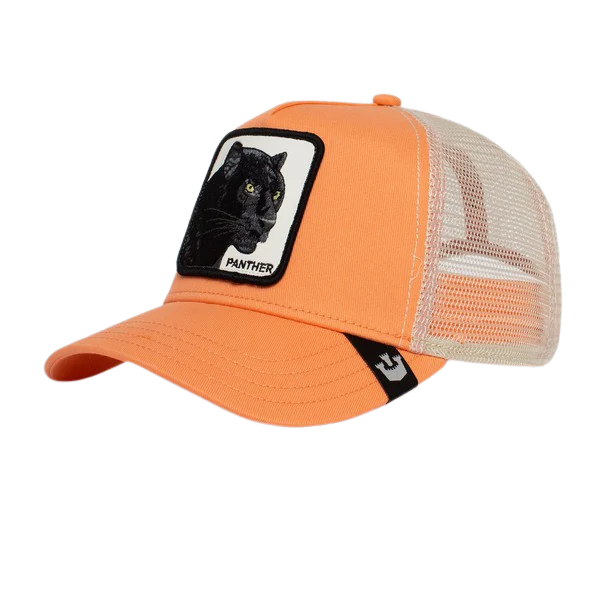 Goorin Bros Panther Trucker Cap Coral Beige - Side Angle View