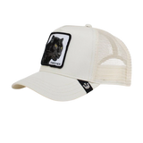 Panther Trucker Cap - White
