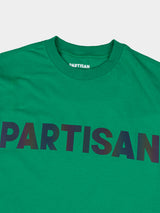 Partisan Reflective Print Tee  - Staford Green