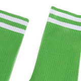 Partisan Socks - Apple Green / White 2 Stripe