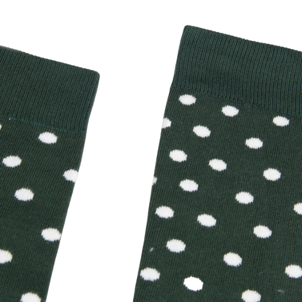 Partisan Socks - Black Polka