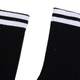 Partisan Socks - Black / White 2 Stripe