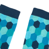 Partisan Socks - Blue HoneyComb