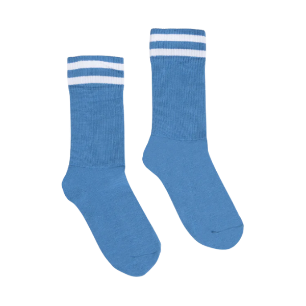 Partisan Socks - Blue / White 2 Stripe