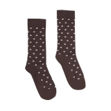 Partisan Socks - Burgundy Polka