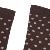 Partisan Socks - Burgundy Polka