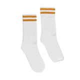 Partisan Socks - Cream / Gold 2 Stripe
