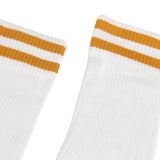 Partisan Socks - Cream / Gold 2 Stripe