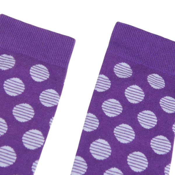 Partisan Socks - Purple Dots