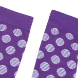 Partisan Socks - Purple Dots