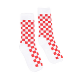 Partisan Socks - Red White Check