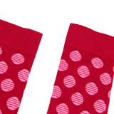 Partisan Socks - Red / Pink Dots