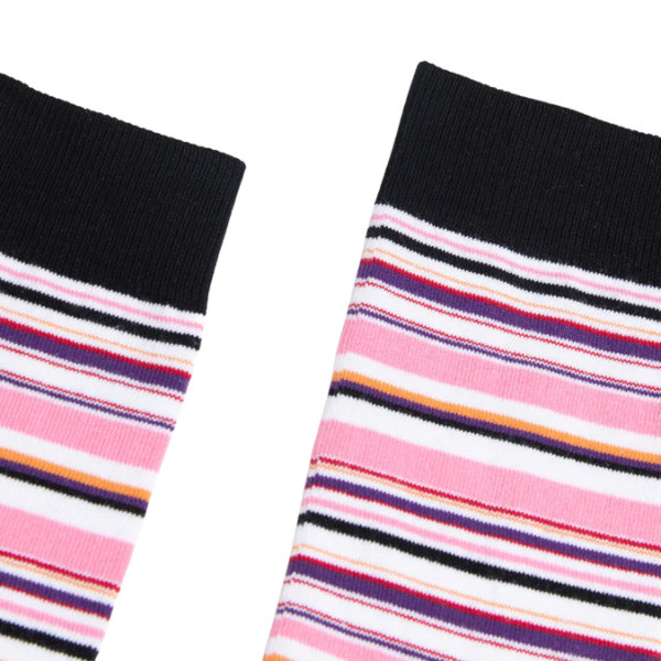 Partisan Socks - Stripy Pink