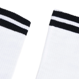 Partisan Socks - White / Black 2 Stripe