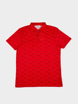 BEN TAR ALL OVER PRINT POLO - RED