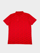BEN TAR ALL OVER PRINT POLO - RED