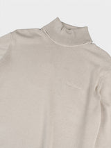 KNIT ROLL NECK JUMPER - SUSTAINED GREY