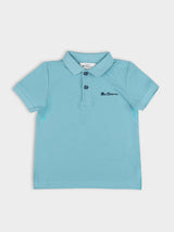 BOYS BEN POLO S/S RETRO BLUE