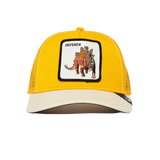 Roofed Lizard Trucker Cap - Yellow