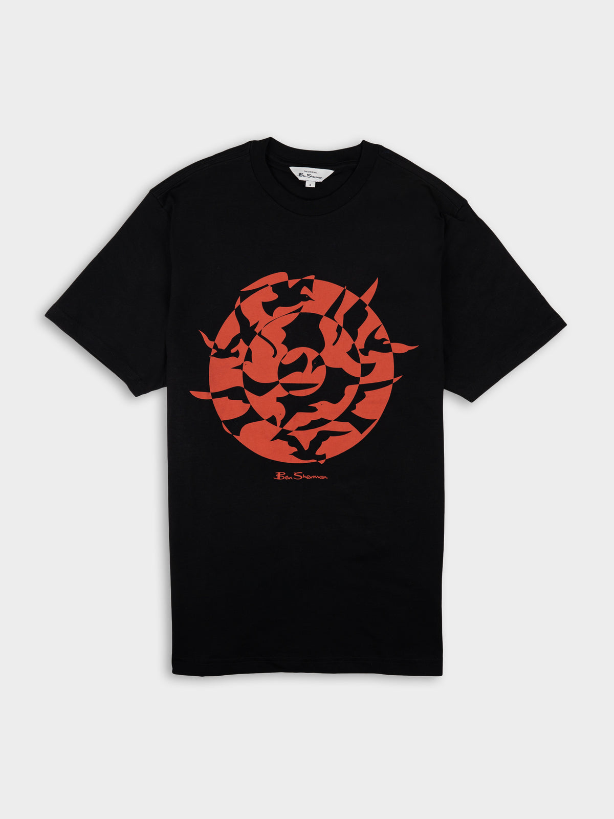 SEAGULL TARGET TEE SHIRT-BLACK