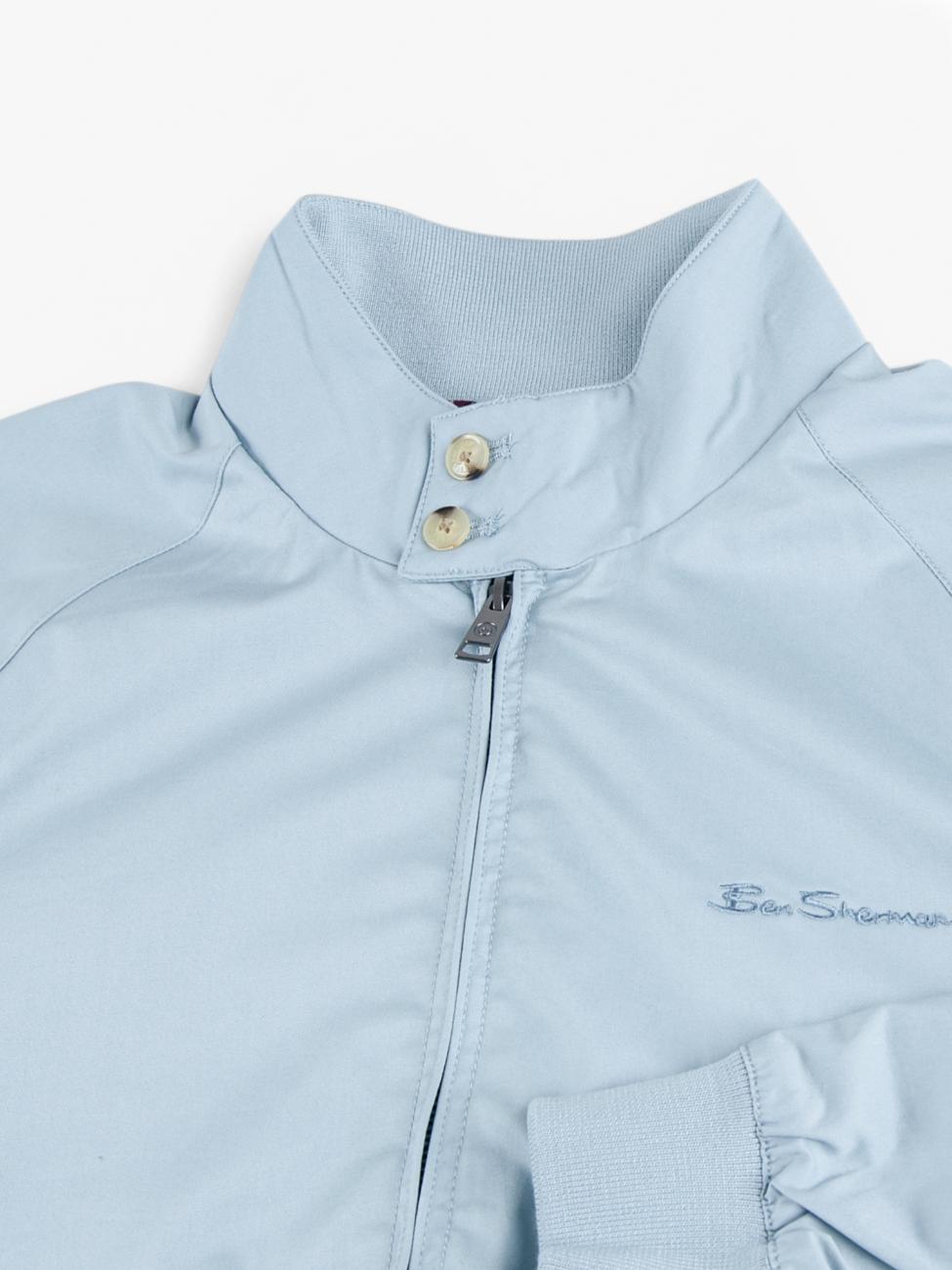 Signature Harrington Jacket - Dusky Blue
