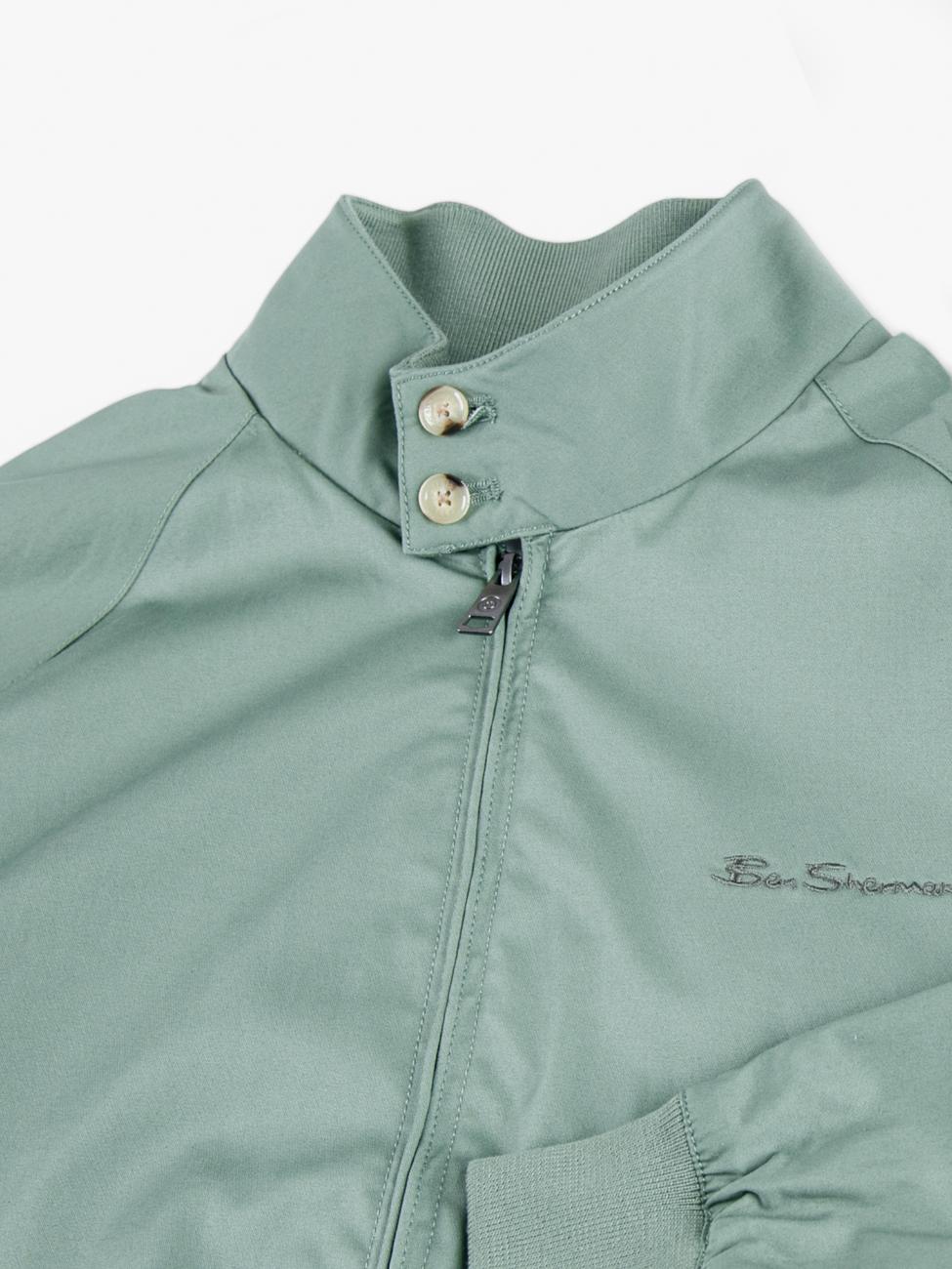 Signature Harrington Jacket - Pale Khaki - view 7