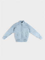Signature Harrington Jacket - Dusky Blue