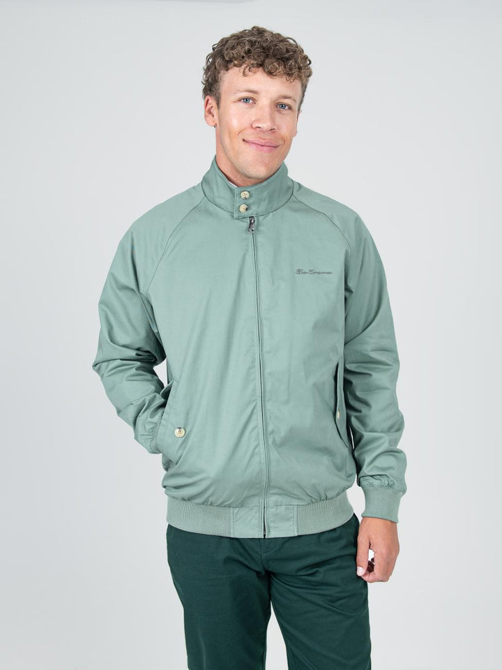 Signature Harrington Jacket - Pale Khaki