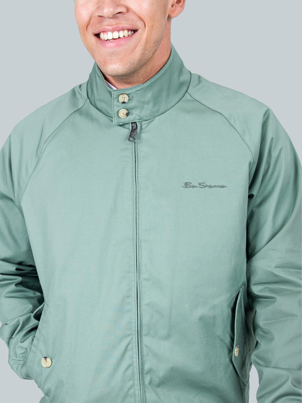 Signature Harrington Jacket - Pale Khaki - view 3